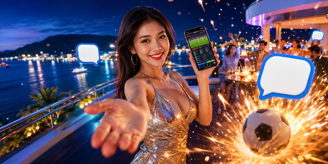 Người chơi sử dụng điện thoại tại casino di động ở Phú Quốc